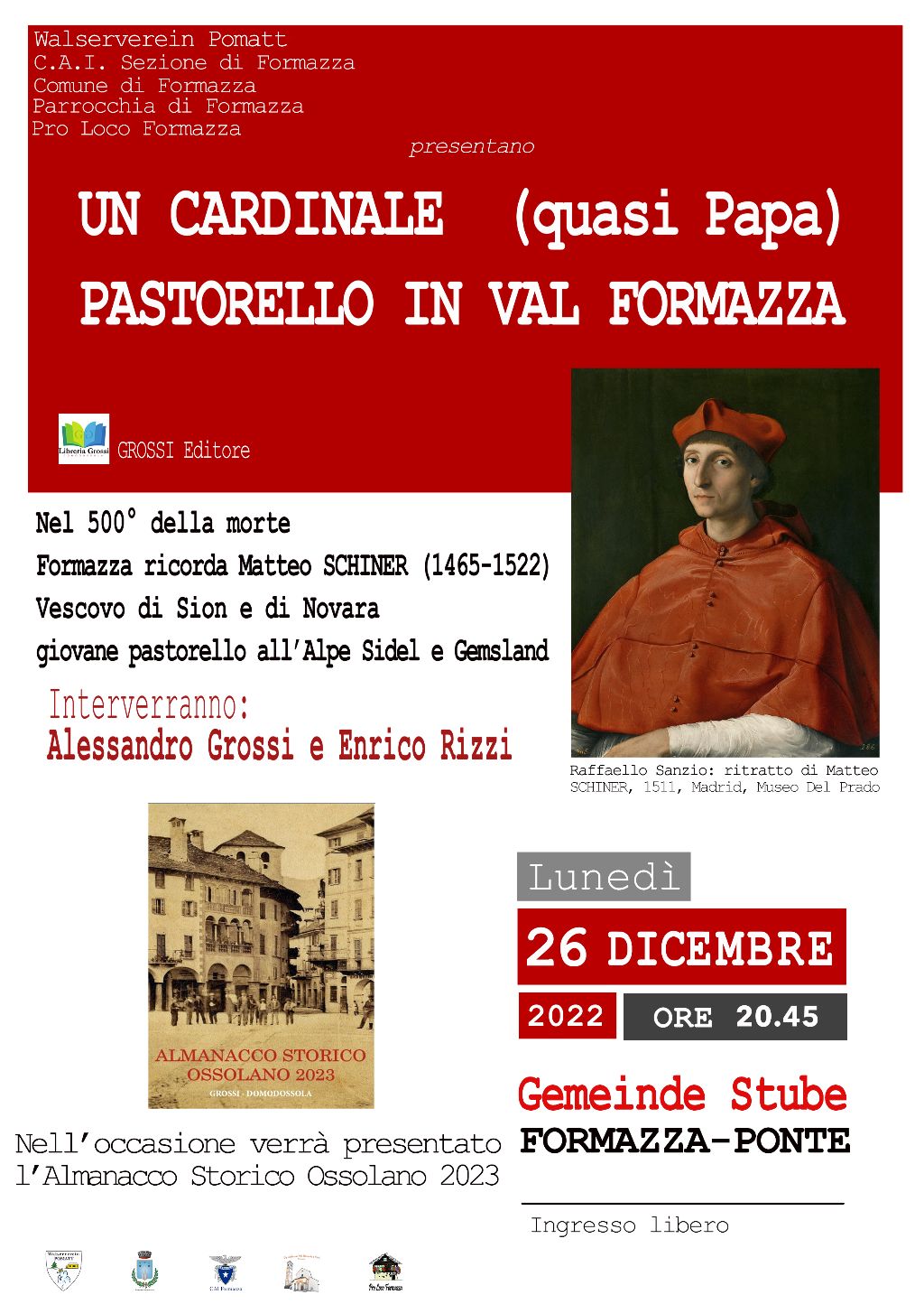 Un cardinale (quasi Papa) pastorello in Val Formazza